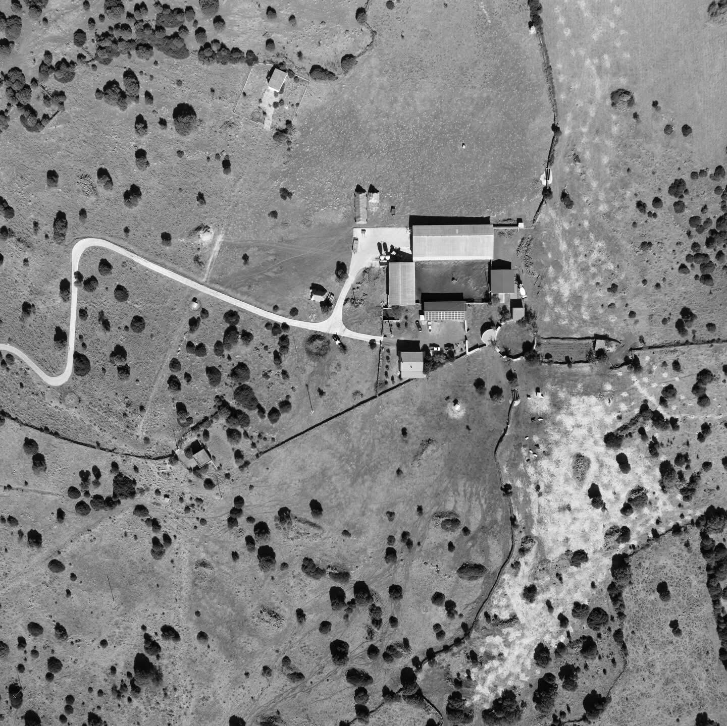 Azienda agricola isolata · pianta zenitale