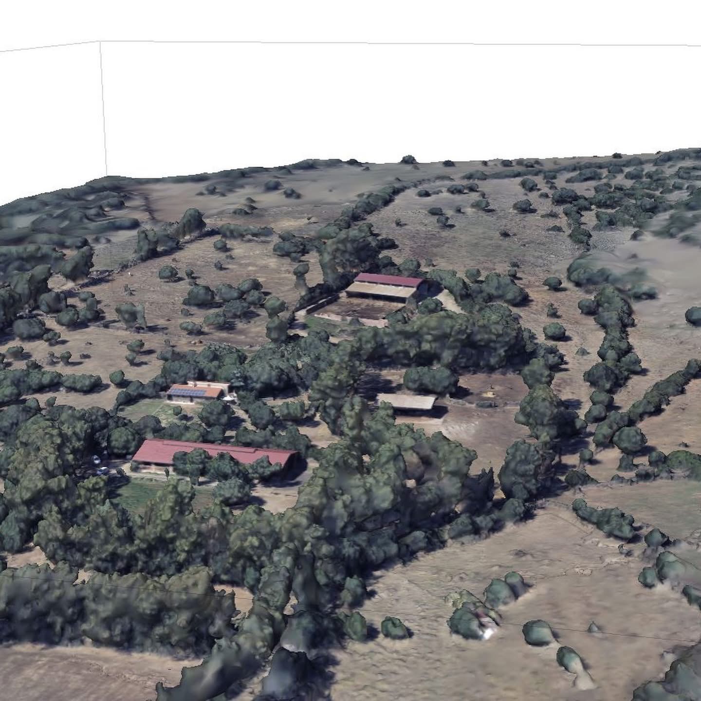 Modello 3D texturizzato — azienda agricola Montiferru