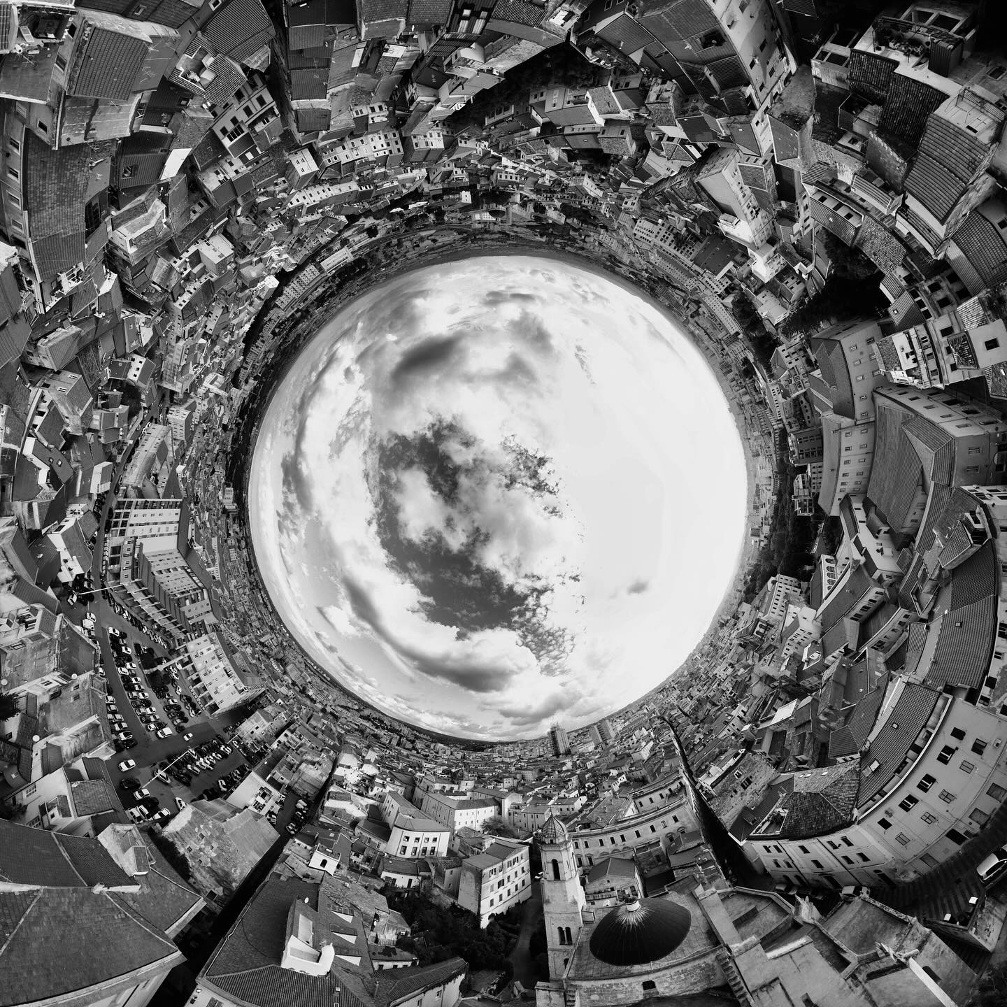 Area urbana · proiezione 360°
