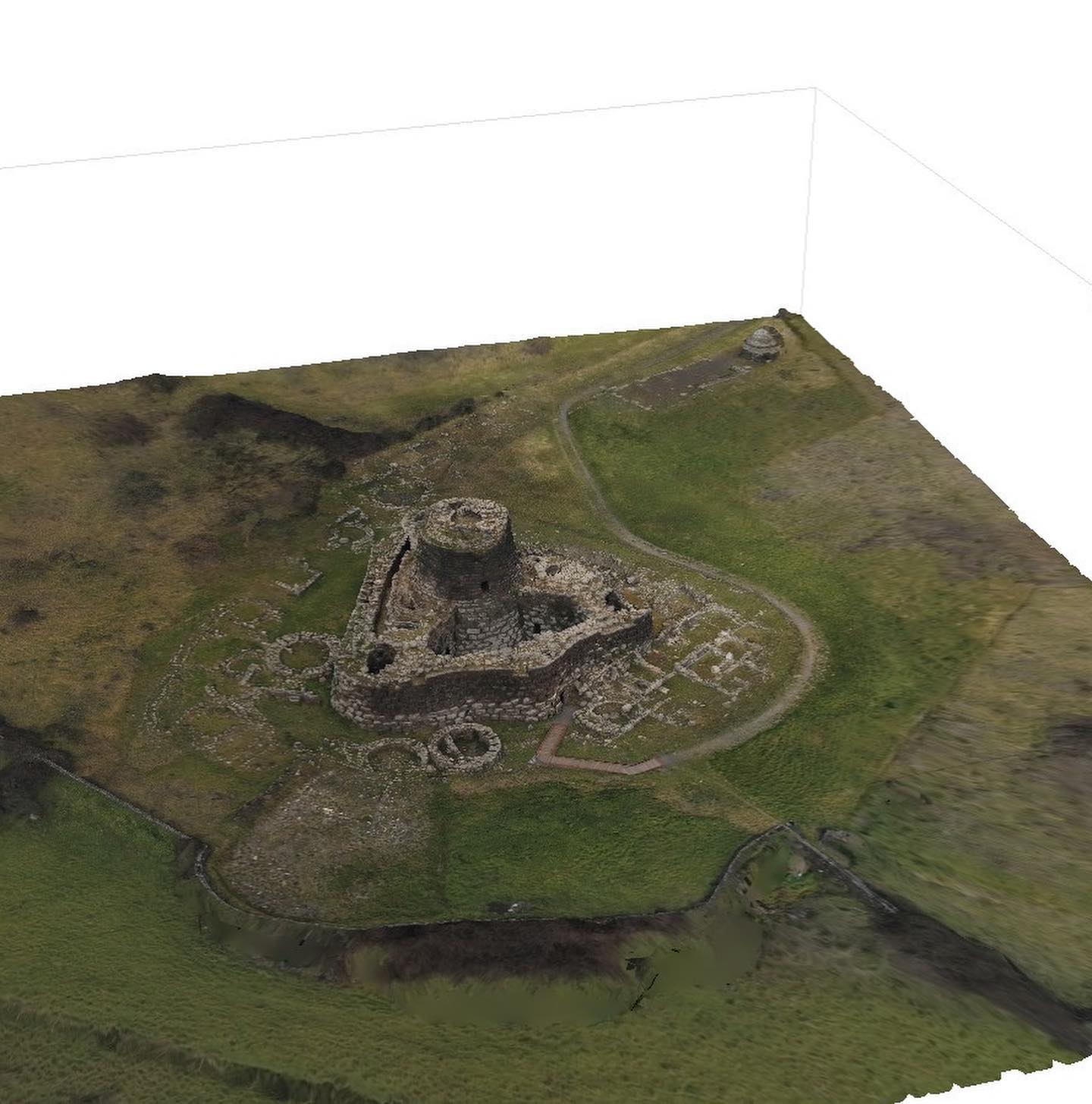 Modello testurizzato · nuraghe